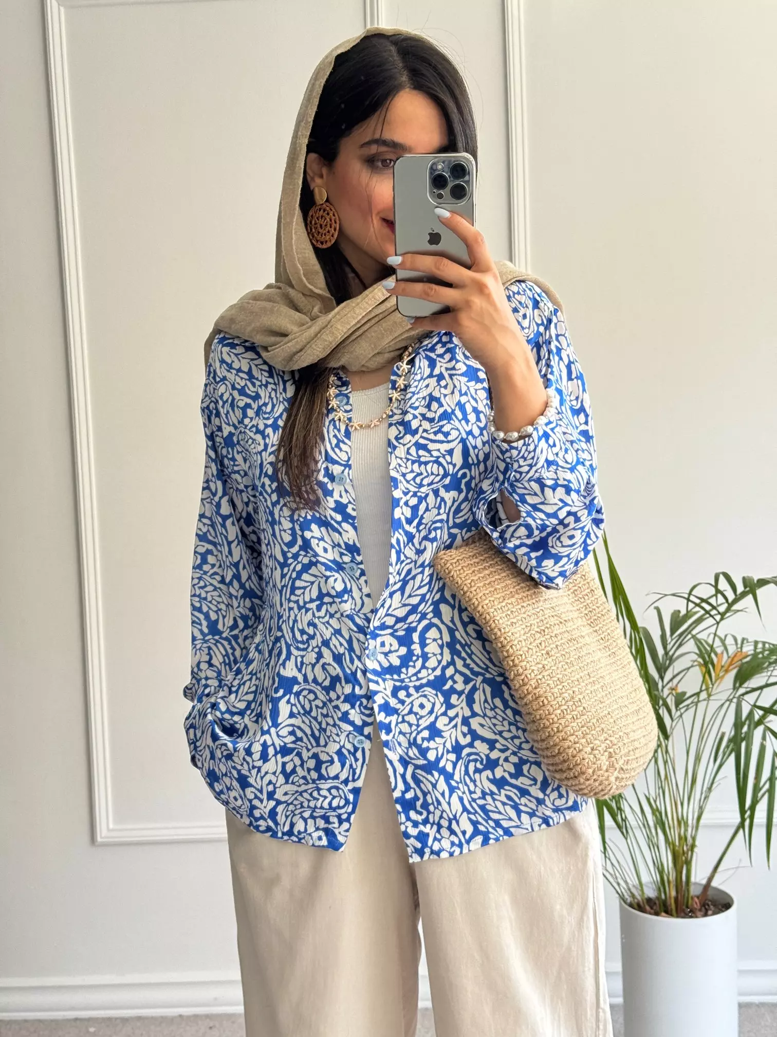 شومیز مانتویی سیلک